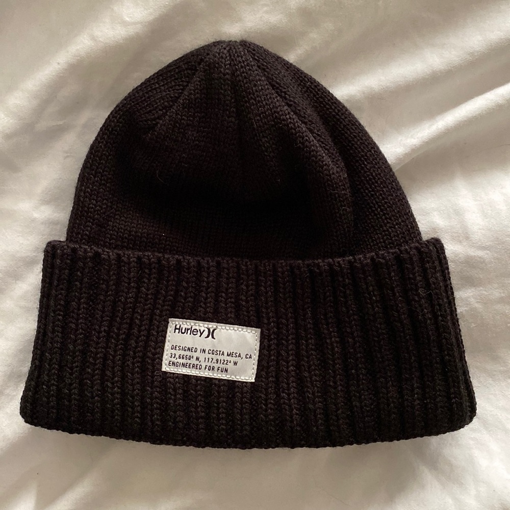 Hurley Black Beanie